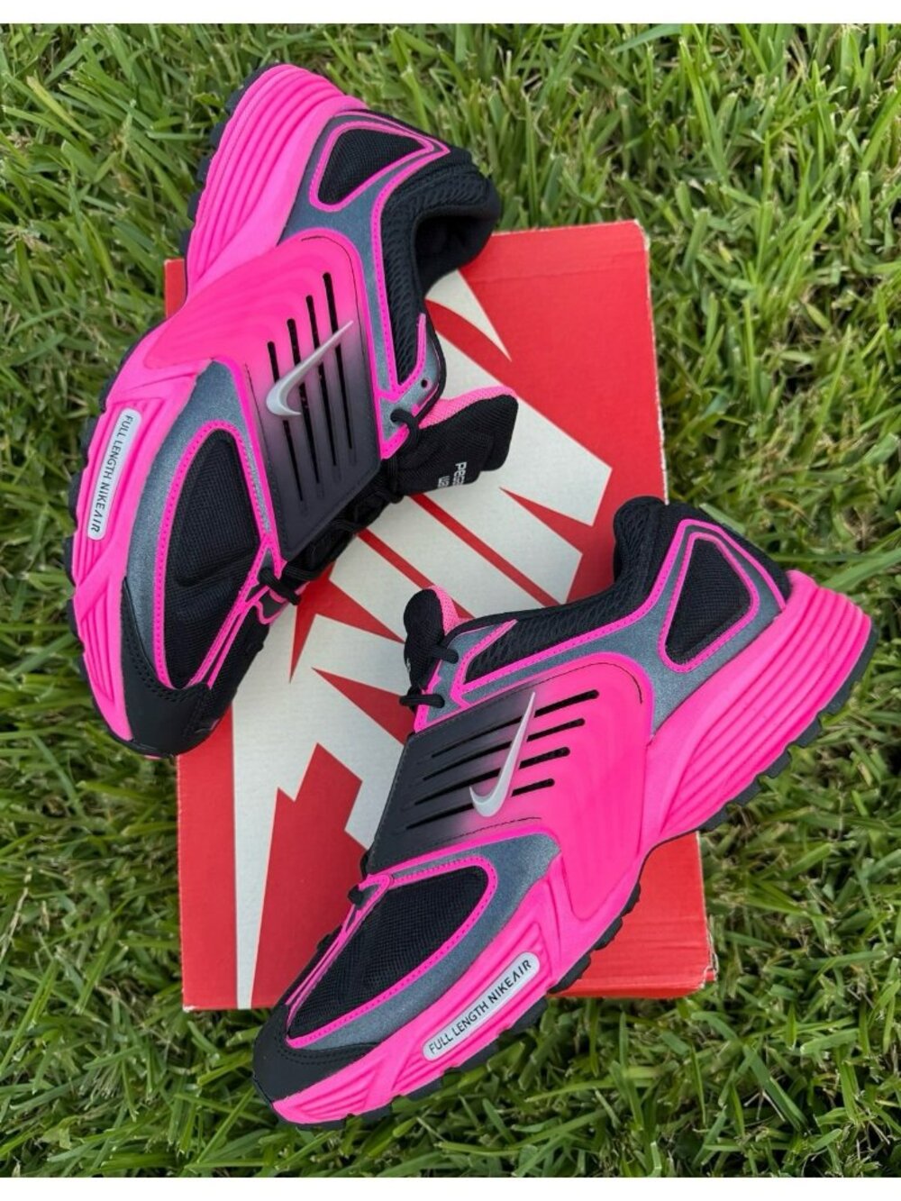 9.5 MEN’S NIKE AIR PEGASUS WAVE IB0612-007 PINK BLACK SNEAKERS SPORTSWEAR